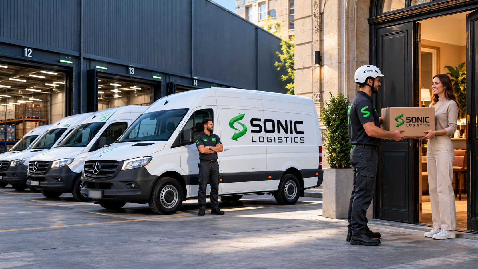 Elektrische Sprinter-Flotte für B2B Paketzustellung in Berlin