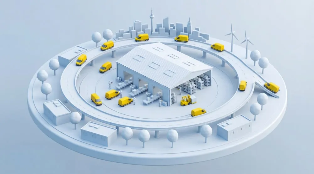 Sonic Logistics Warehouse zu Micro-Hub Lieferung