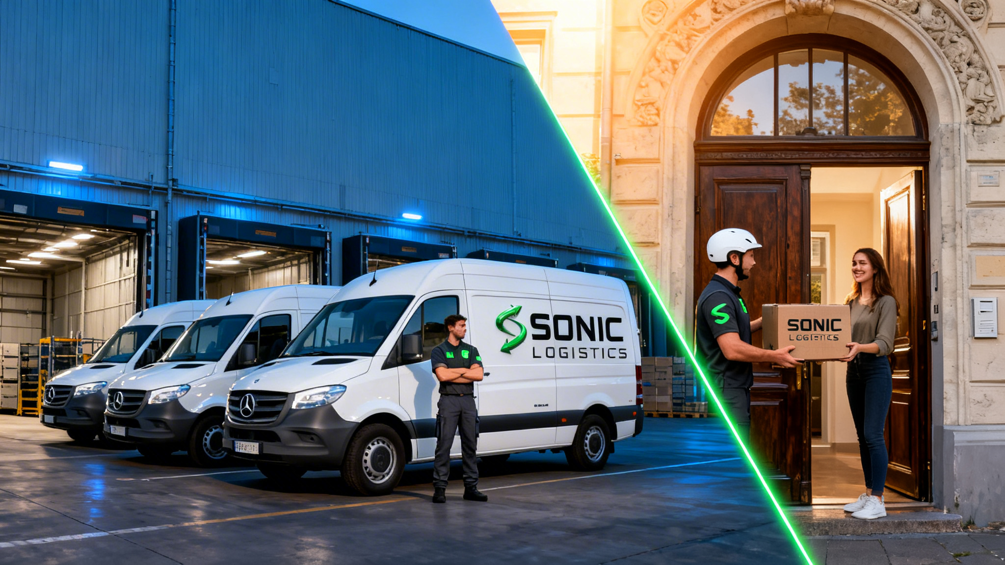Elektrische Sprinter-Flotte für B2B Paketzustellung in Berlin