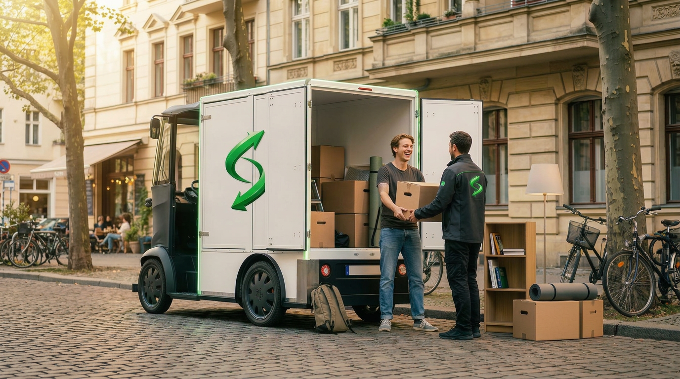Studenten Umzugsservice Berlin mit Cargo Bike