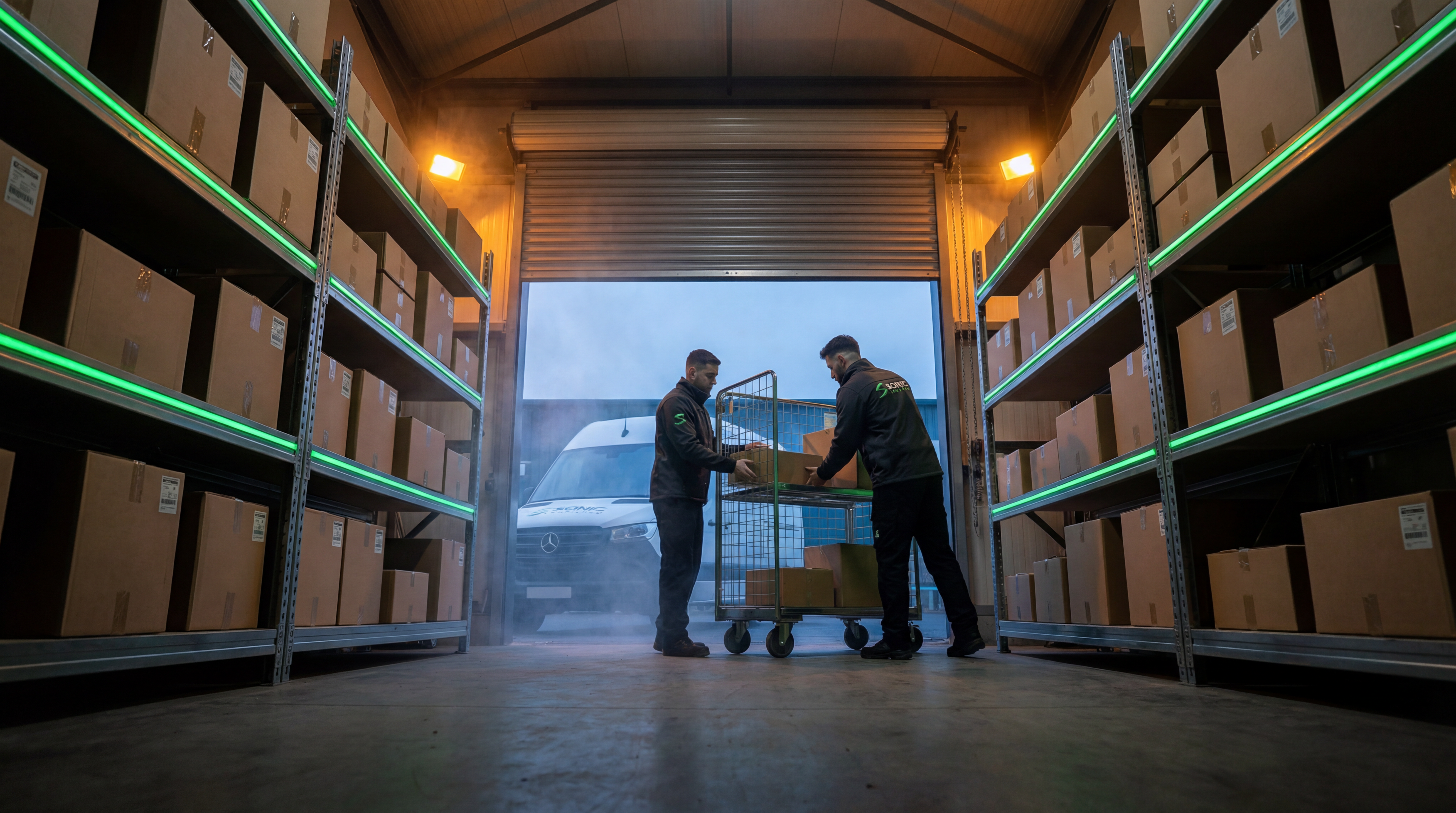 Lagerservice und Paketsortierung durch Sonic Logistics